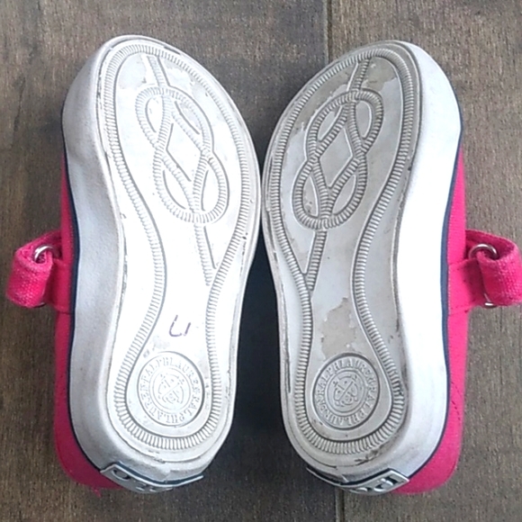 RALPH LAUREN POLO HOT PINK MARY JANE SNEAKERS WITH EASY VELCRO BUCKLE GIRLS 5T - Picture 7 of 9